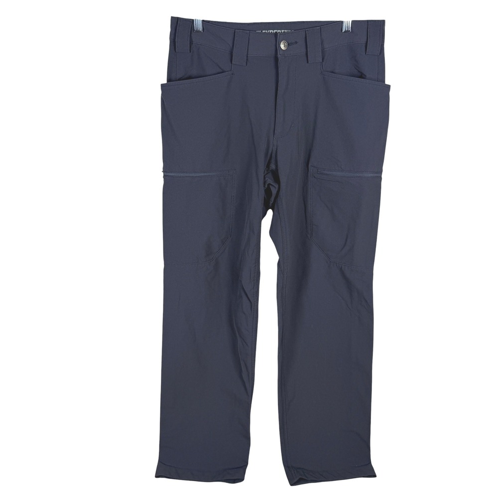 Duluth Flexpedition‎ Cargo Pants Mens 32x32 Black Relaxed Fit Stretch Hiking